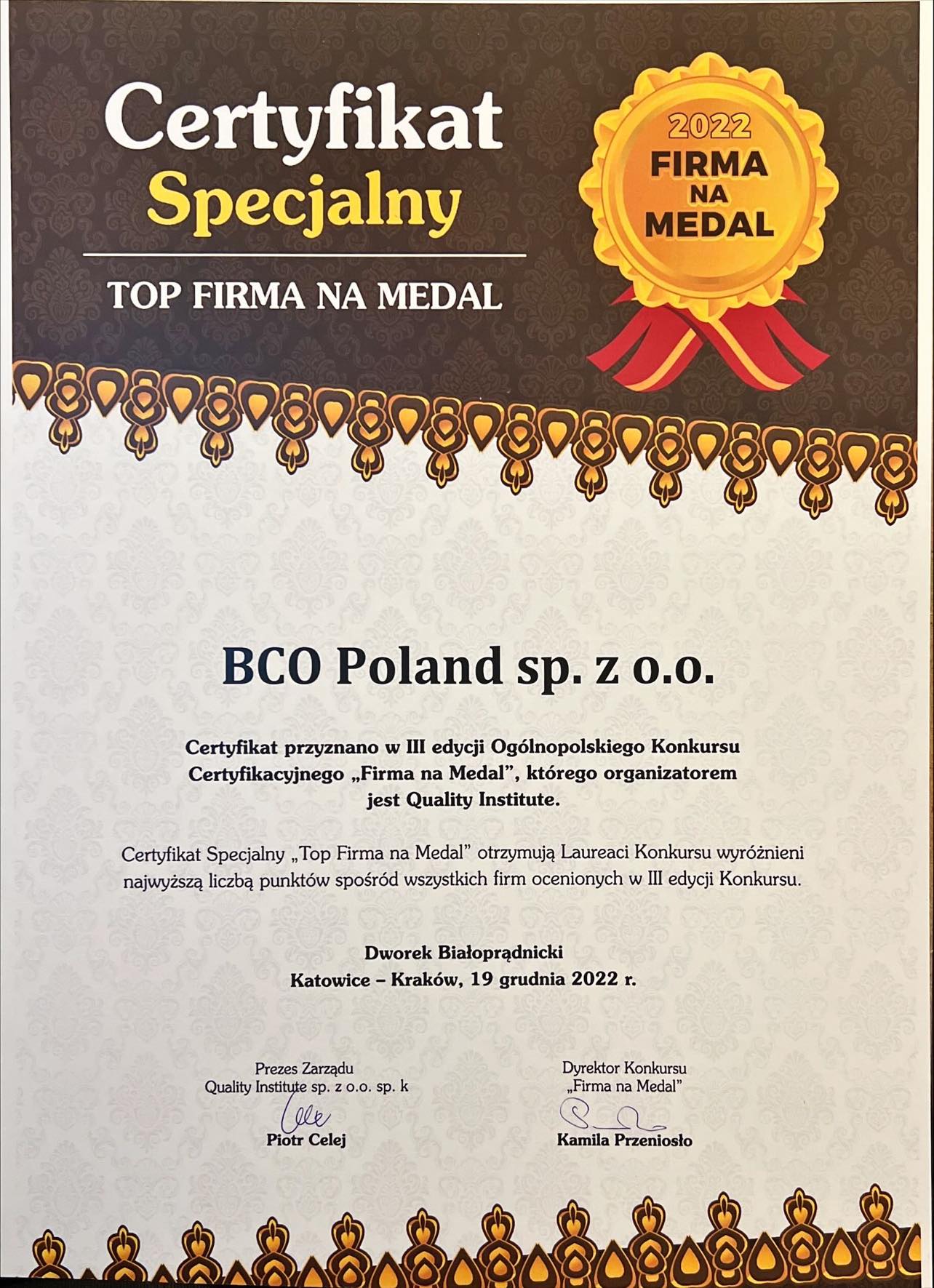 BCO Poland Sp. z o o - 